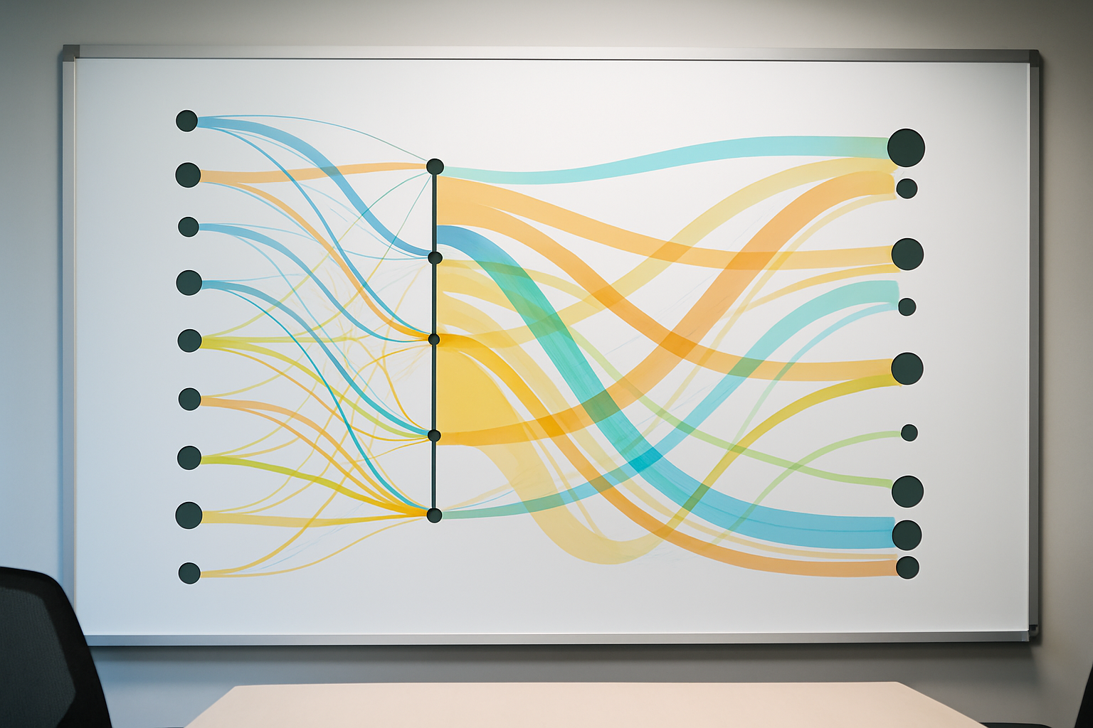 Moneyflow met sankey Moneyflow weergave met sankey diagram