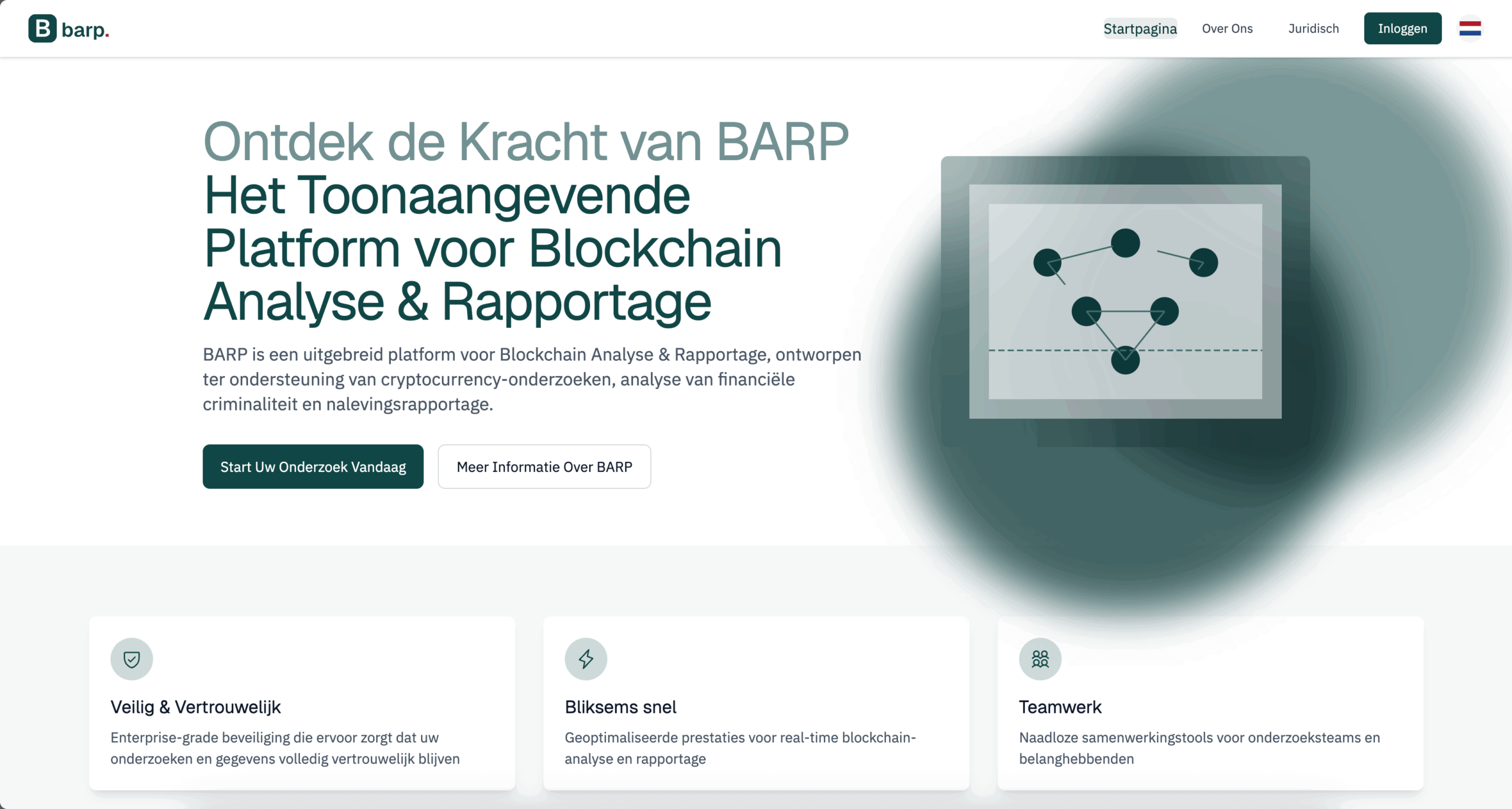 BARP prototype scherm afbeelding.